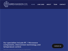 Tablet Screenshot of harris-hanson.com